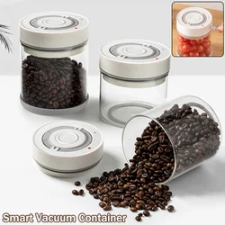 Reusable Fruit Vacuum Sealing Jar Multipurpose Large Capacity Bottles For Coffee Beans Smart Vacuum Container Glass Jar for Food