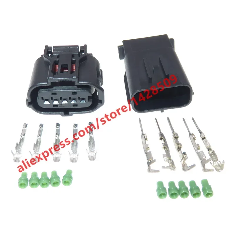 1 Conjunto 12292 6189-1046 Conector de Sensor MAF Série TS de 5 Pinos (Fêmea e Macho) para Medidor de Fluxo de Ar Sumitomo Toyota