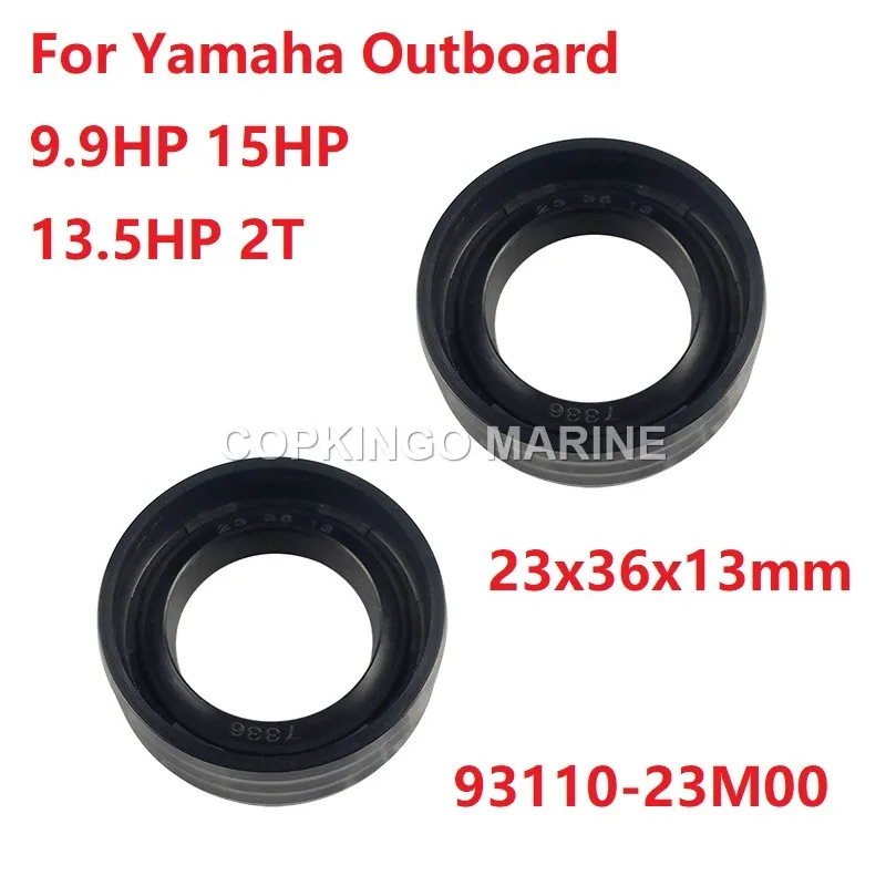 2Pcs Boat Oil Seal s-type part Replaces For Yamaha Outboard Engine 9.9HP-15HP,Parsun,Hidea 93110-23M00