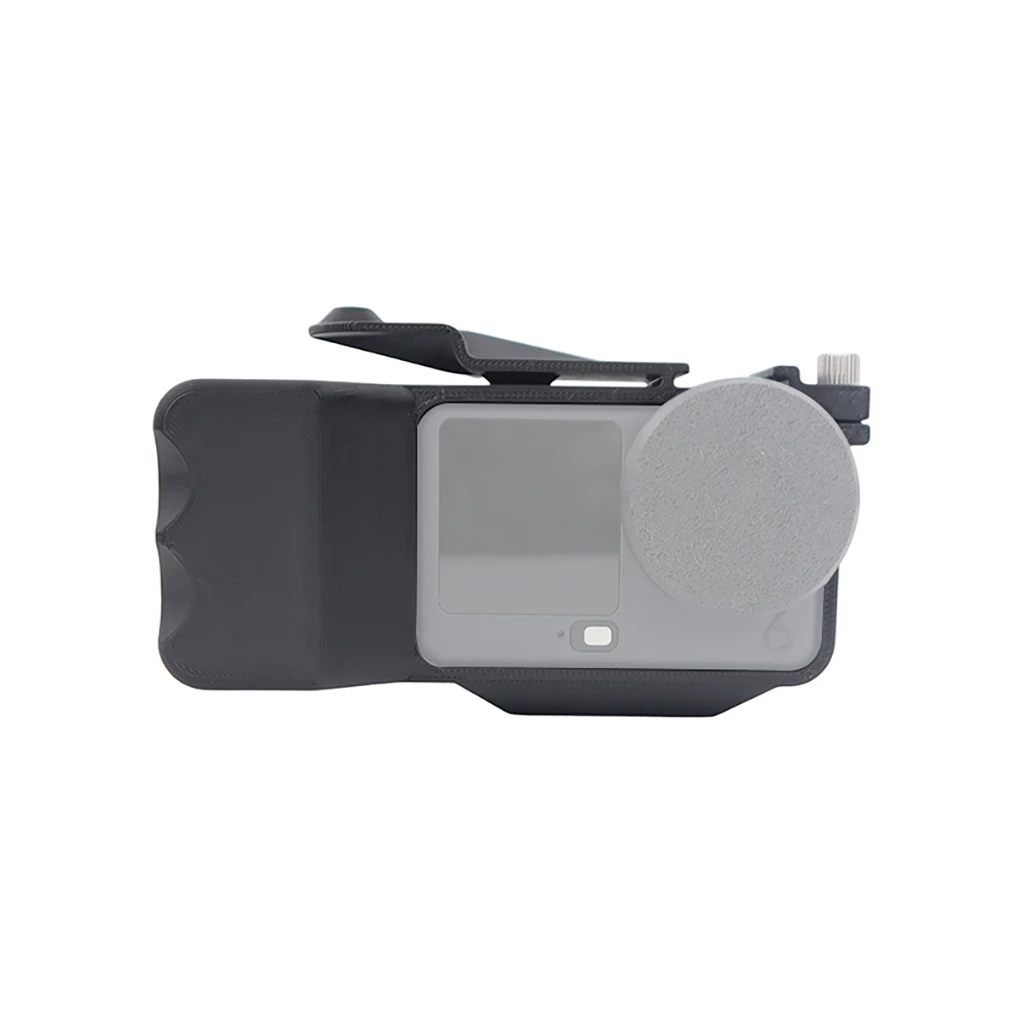 Uchwyt kamery z mocowaniem do DJI Osmo Action 6, etui na kamerę, uchwyt do filmowania vlogów ulicznych, rama ochronna ze statywem i mocowaniem cold shoe.