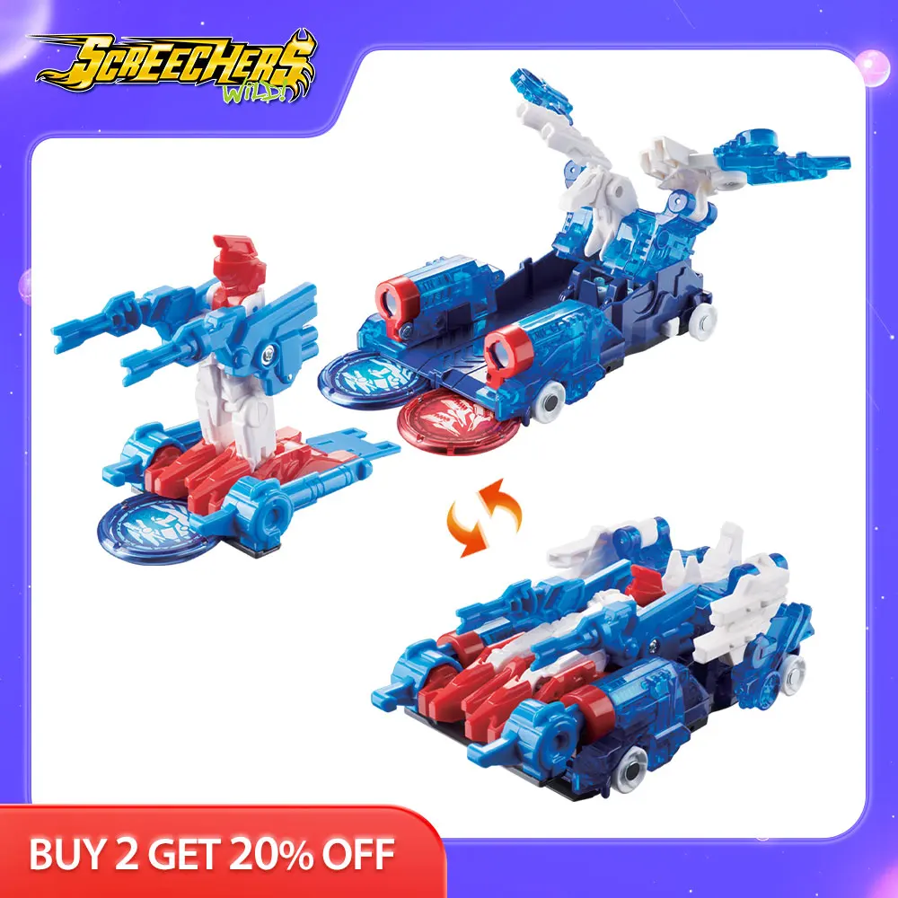 مراجعات مفصلة لروبوت Screechers Wild Flips Transformation Robot Vehicle Drive – التحول إلى وضع الوحش، لعبة أطفال للصغار الذكور