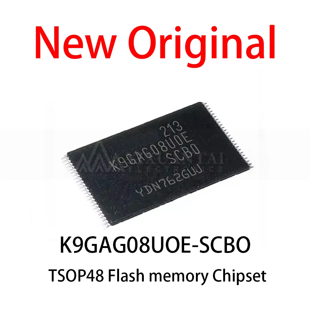 (5Pcs-10Pcs/Lot) 100% New original K9GAG08UOE-SCBO K9GAG08UOE K9GAG08U0E-SCB0 K9GAG08U0E TSOP48 Flash memory ChipsetNew