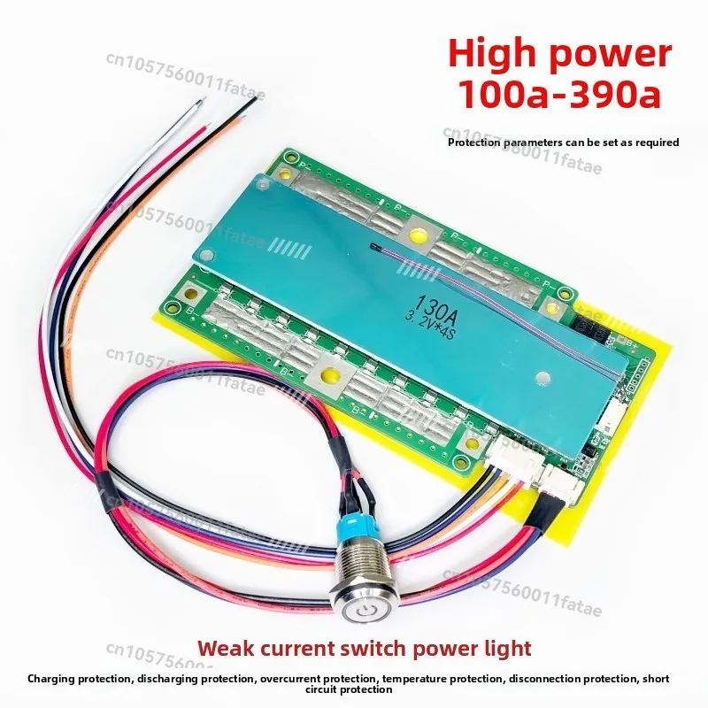 3.2V * 4 String Lithium Iron Phosphate 12.8V100A-390A High Power Battery Protection Board Car RV Inverter