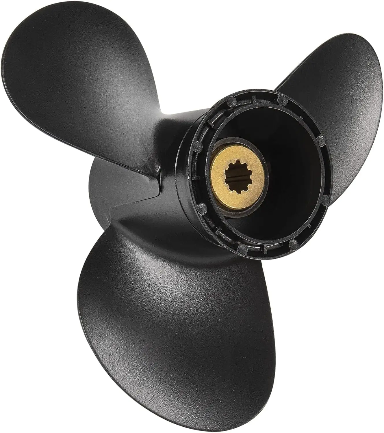 

Алюминиевый пропеллер с шагом 10 1/4 x 13 для Suzuki DT20 DT25 DF25 DT30 DF30, 3 лопасти с 10 шлицевыми зубьями 58100-96492-019 Rh