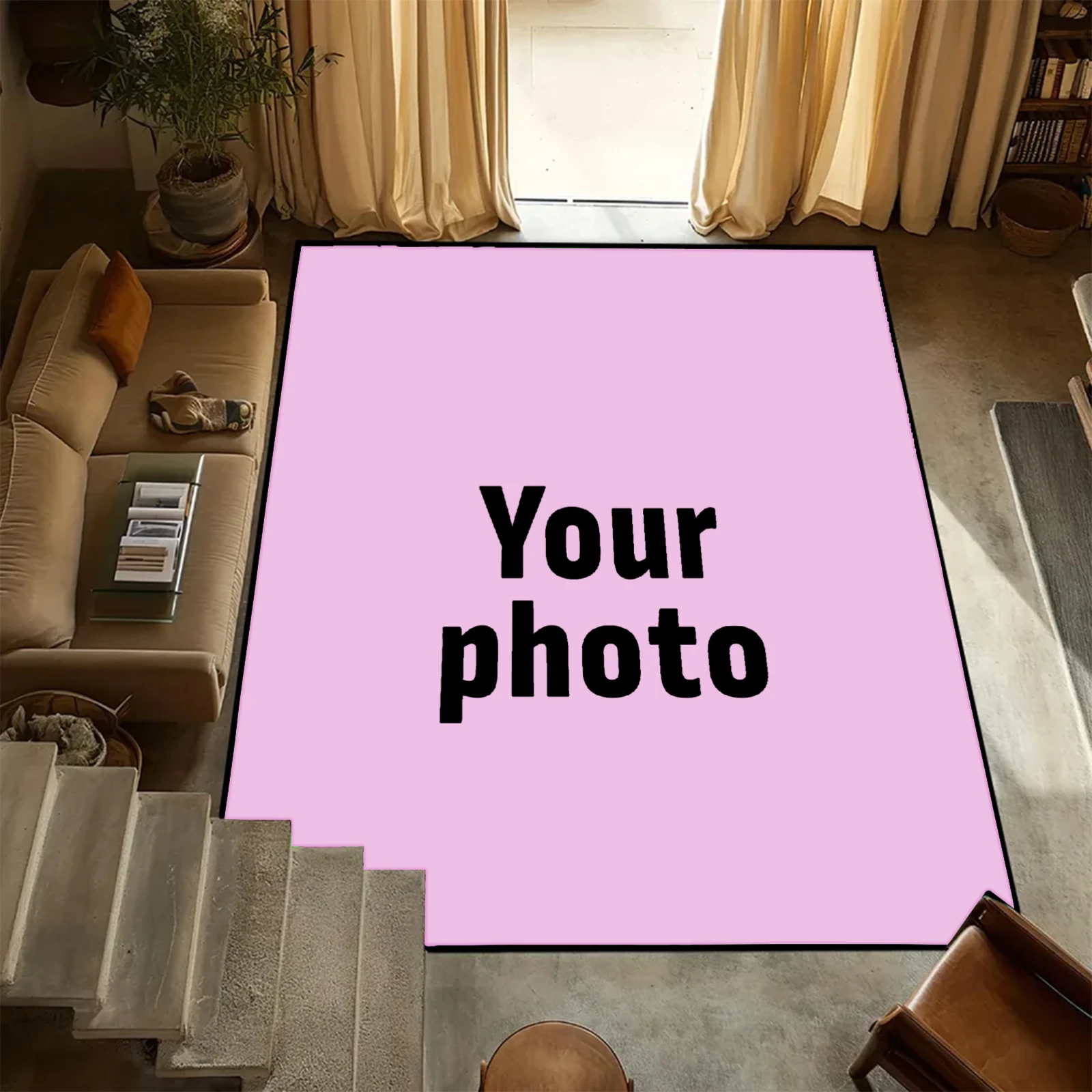 Custom Photo Carpet Large Carpet Personalized Rug Soft Custom Rug Sofa Carpet Motorcycle Footrests For Wholesaler Dropshipper
