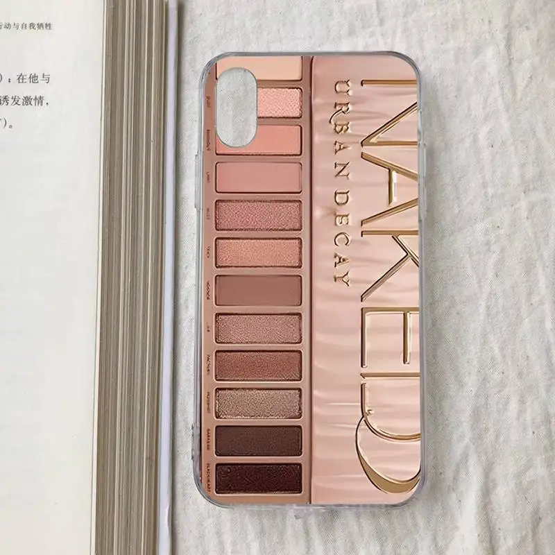 Makeup cosmetic quicksand Phone Case For iPhone 11 12 13 14 Mini Pro Max XR X XS TPU Clear Case For 8 7 6 Plus SE 2020