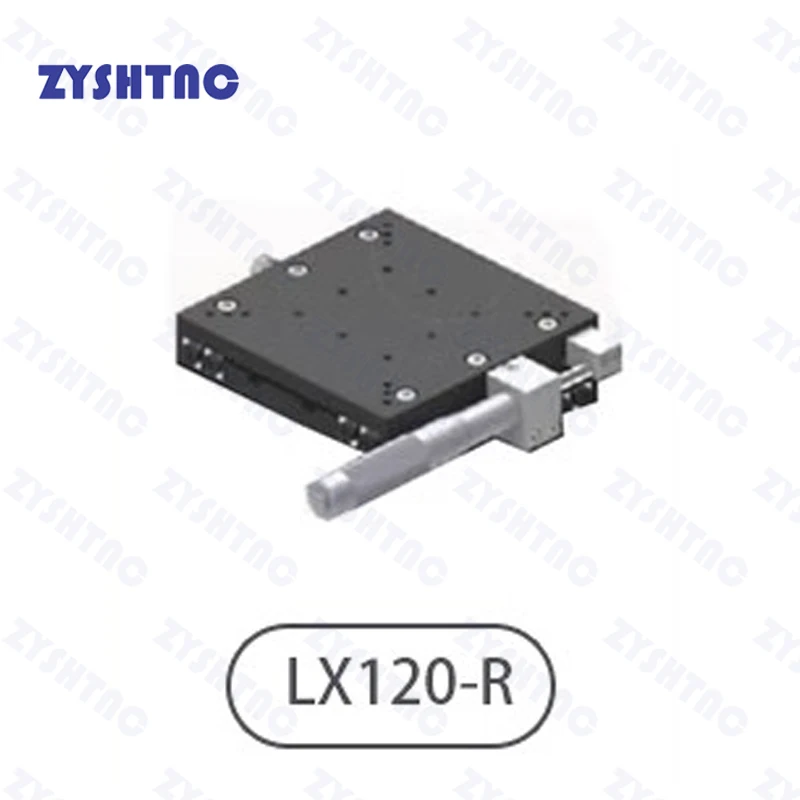 X Axis 120x120mm Trimming Platform Manual Linear Stages Bearing Tuning Sliding Table X120-L X120-C X120-R Cross Rail LX120