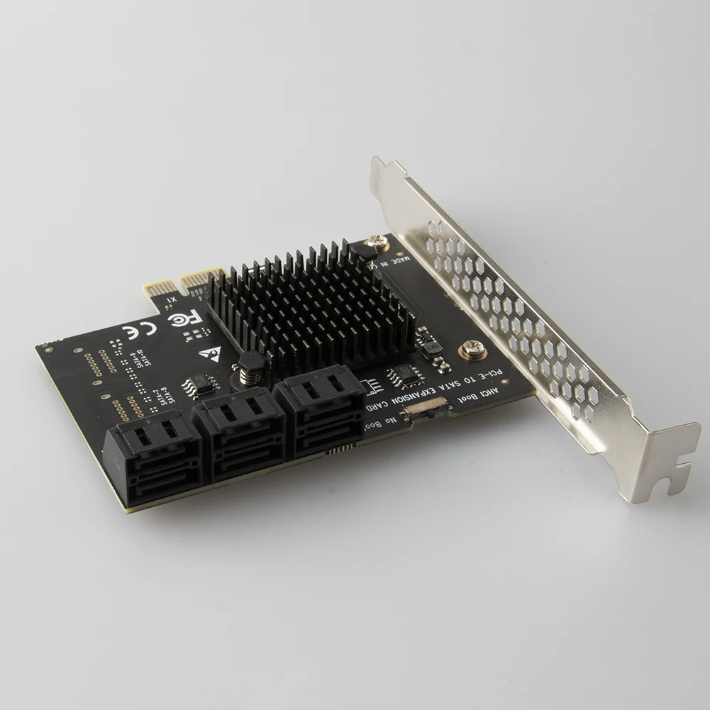 

SA3112J PCIE Adapter 2/6/12/16/20 Port PCI-Express X1 to SATA 3.0 Expansion Card 6Gbps High Speed Add On Card w/ PCI-E X4 X8 X16