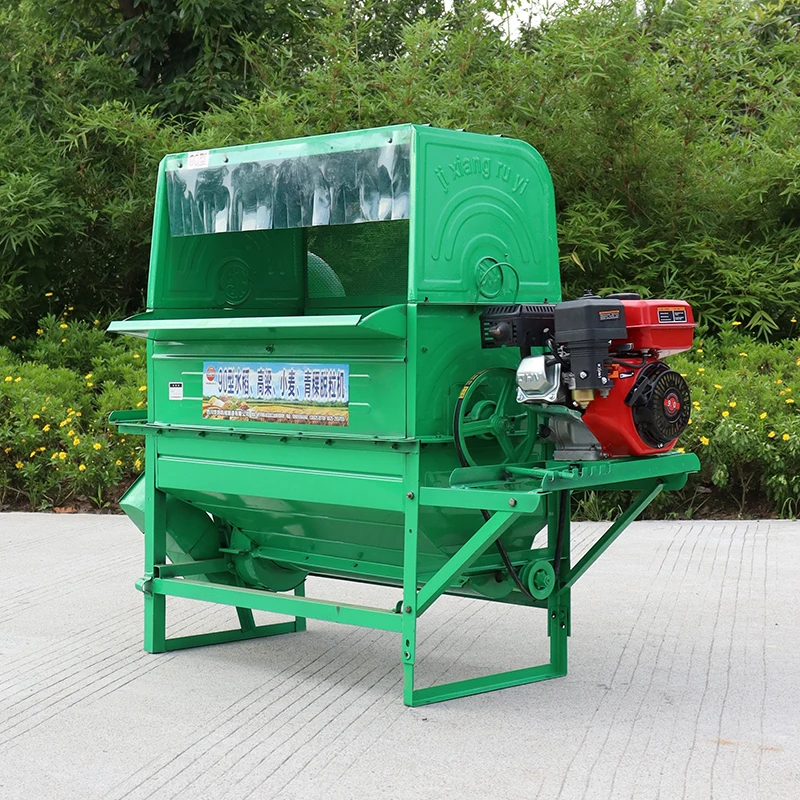 

90 type rice harvester new small suction type wheat sorghum harvester household dry field highland barley threshing machine