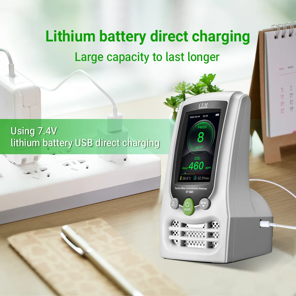 CEM DT-9681 เครื่องตรวจสอบคุณภาพอากาศ