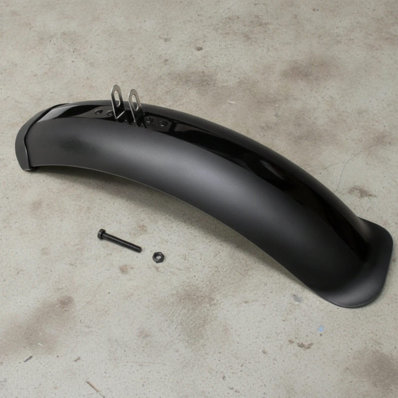 Plus-Size Tire Bike Fenders Black Front Mudguard Front Mudguard Easy to Install Snow Cycle Mudguard Lightweight for Cyclists - view 2