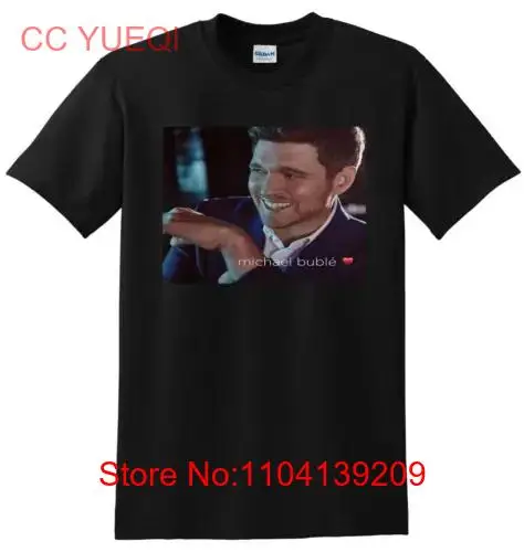 MICHAEL BUBLE T SHIRT love deluxe edition vinyl cd cover SMALL MEDIUM LARGE XL long or short sleeves