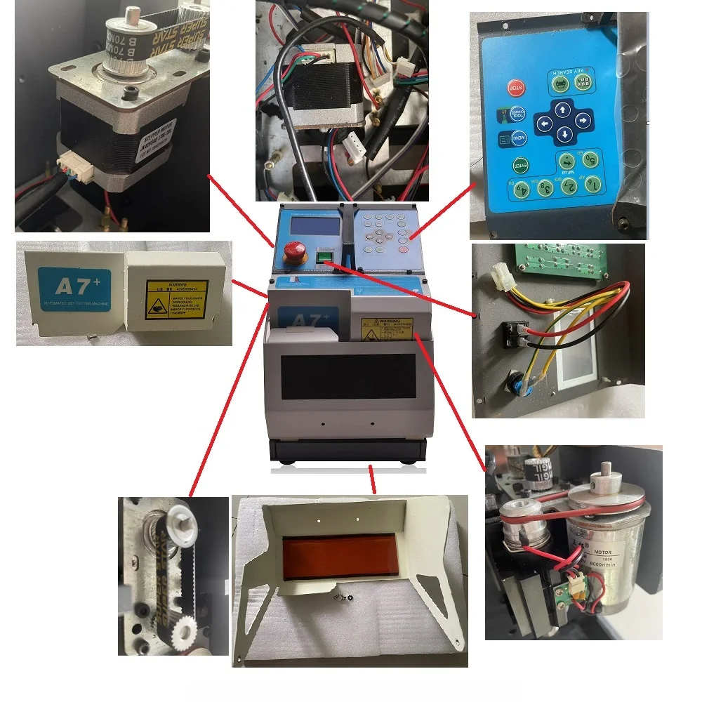 

Аксессуары для автоматического станка для резки ключей MIRACLE-A7+ MIRACLE A7