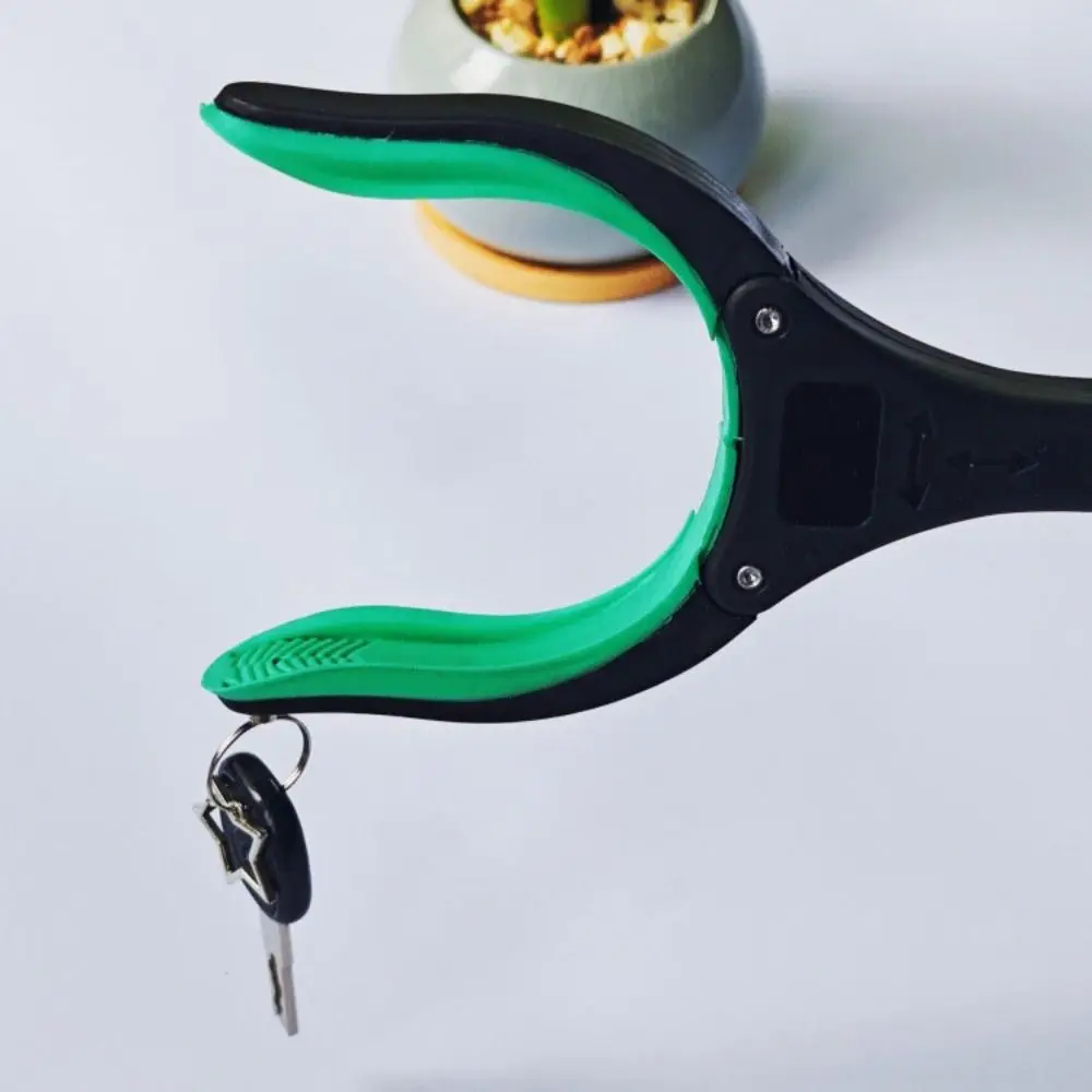 Easy To Hold Foldable Litter Picker Lightweight Collapsible Trash Reacher Picker Wide Claw Mouth Safe Trash Pick Up Stick