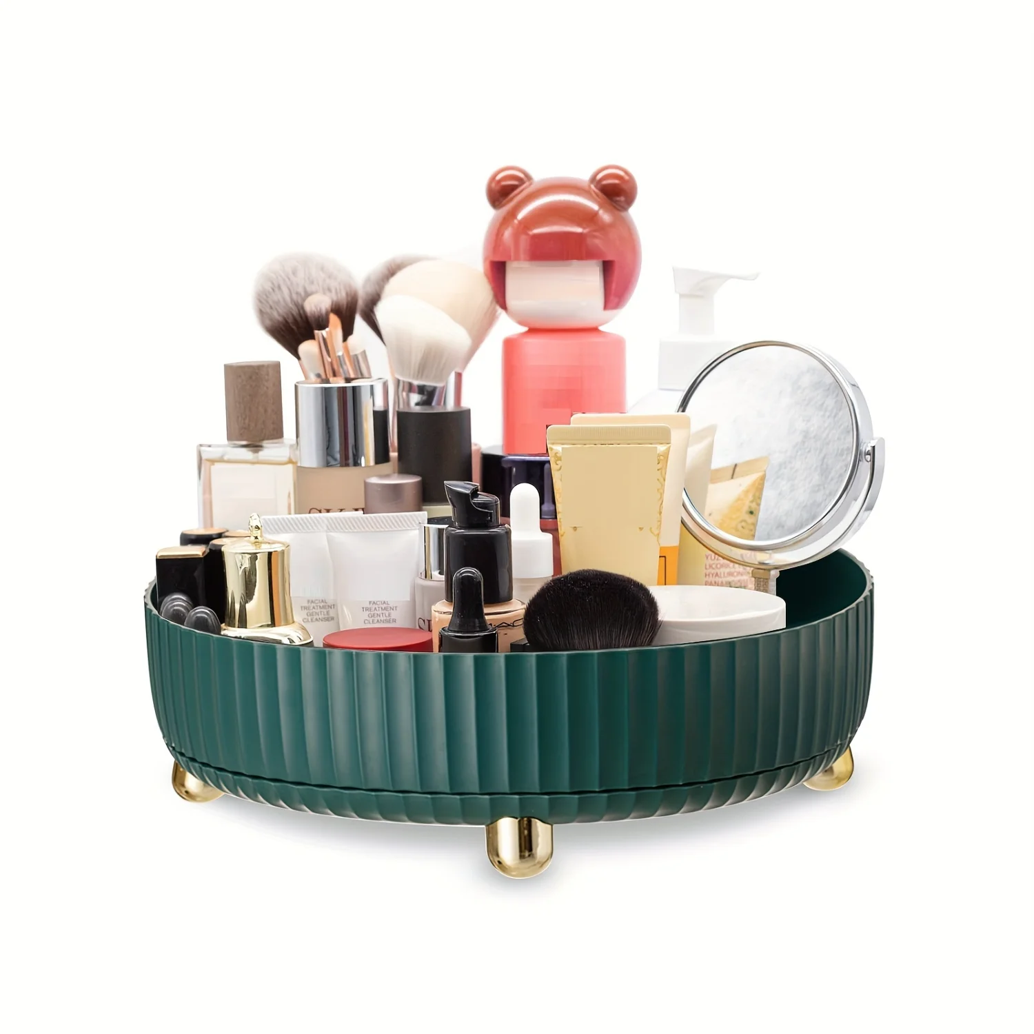 Makeup Perfume Organizer Tray,  Degree Rotating Makeup Organizer Cosmetic