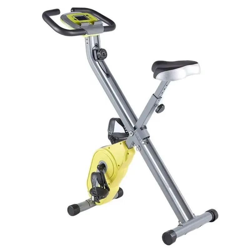 Delivery Professional Indoor Fitness Equipment, Foldable Magnetic Folding Exercise Bike for Home Use, Effective for Fat Loss