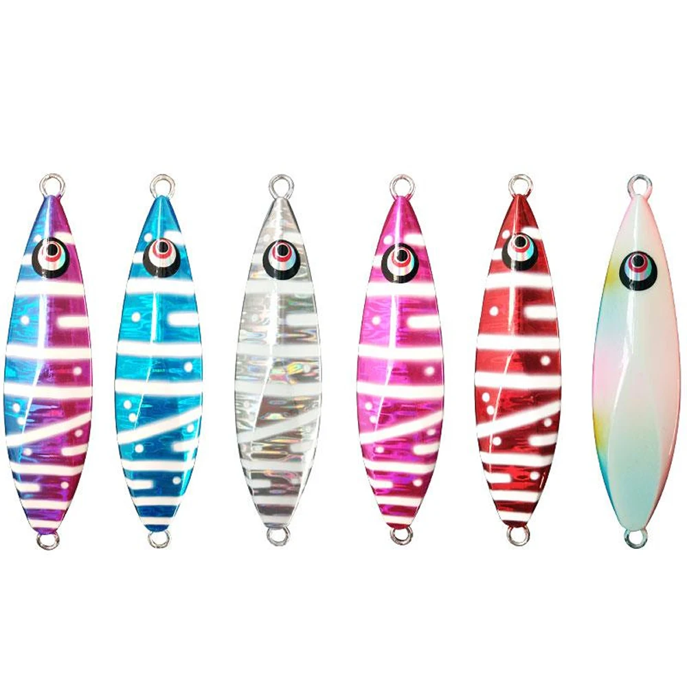 1PC Slow Pitch Jig 150g200g260g Metal Jigging Lure Glow Fish Falling Jigs Saltwater Fishing Pitch Pesca Angler Hard FishingBait