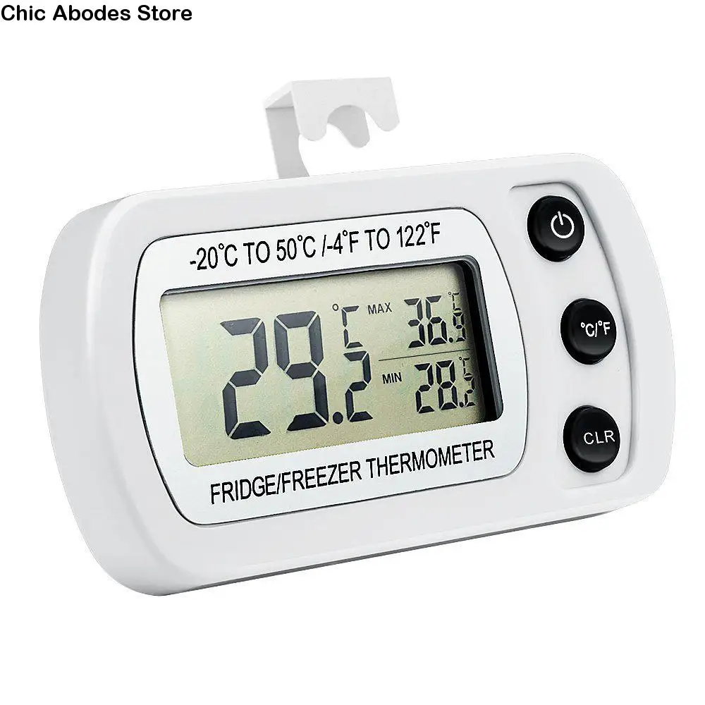 

Магнитный подвесной манометр с ЖК-дисплеем, термометр для холодильника с морозильной камерой, кухонный инструмент, измеритель температуры холодильника