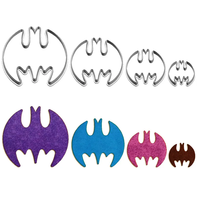 

Four Specifications Cartoon Cute Animals,Round Bat,Plastic Molds,Cake Fondant Tools,Cookie Sushi and Fruits Cutters