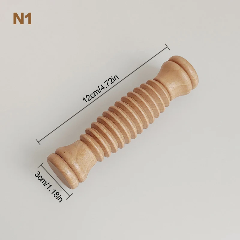 Wooden Mushroom Shape Massage Manual Wood Therapy Massage Tool Anti Cellulite Maderoterapia Lymphatic Drainage For Full Body Use