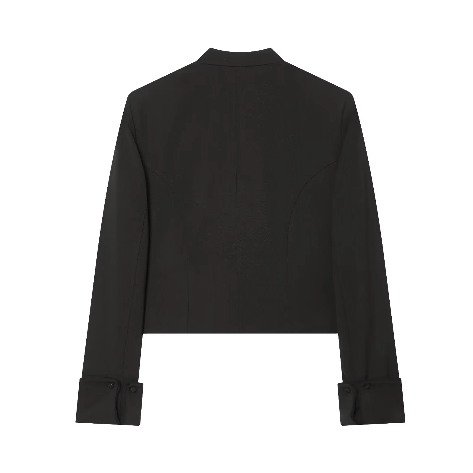 European and American style women's clothing new 2026 fashionable versatile solid color rope buckle suit jacket