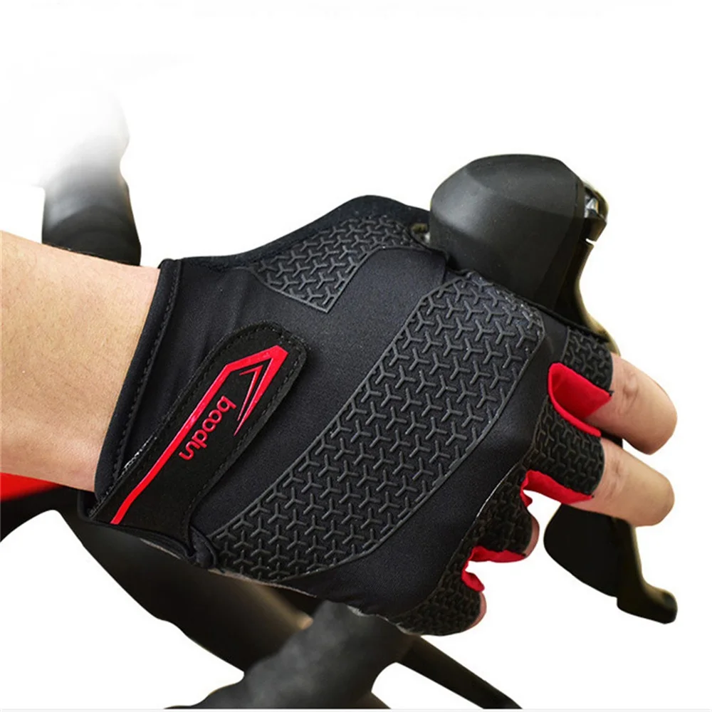 

NEW Unisex Cycling Gloves Half-Finger Anti Slip Shock Lycra Breathable Silicone Biking Gloves Sports Glove Gloves Fishing Riding