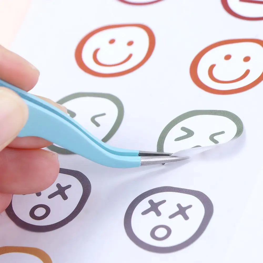 Tape Picking Tool Journal Accessorise RVS Tape Sticker Tool Nagelpincet Pincet Macaron Color Nipper
