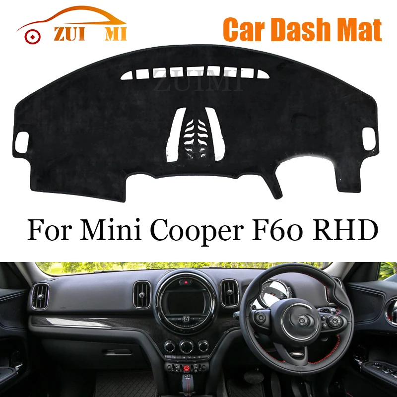 

ZUIMI Dashboard Cover Dash Mat Dashmat For Mini Cooper F60 LHD RHD Dash Board Cover Pad Sun Shade Three Layer Thickening Mat