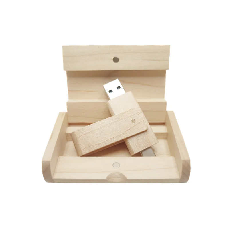 

Free Custom Laser Engraving LOGO Wooden Maple Clip OTG USB3.0 High-speed Flash Drive and Maple Box 4GB 8GB 16GB 32GB 64GB 128GB