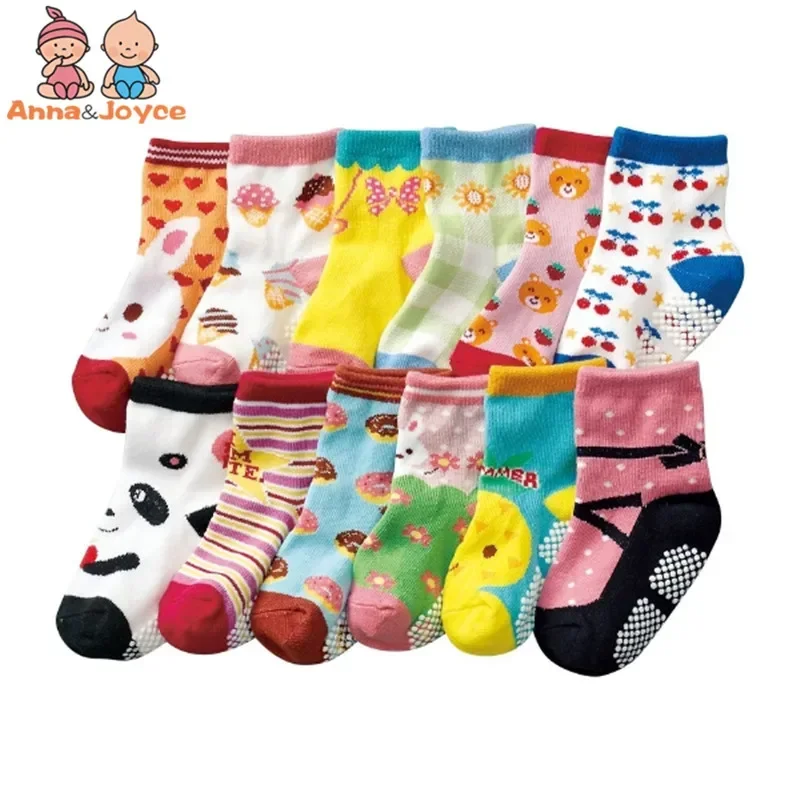 Chaussettes coordonnantes unisexes pour bébé, bébé, fille, garçon, 0-3 ans, vente en gros, lot de 12 paires