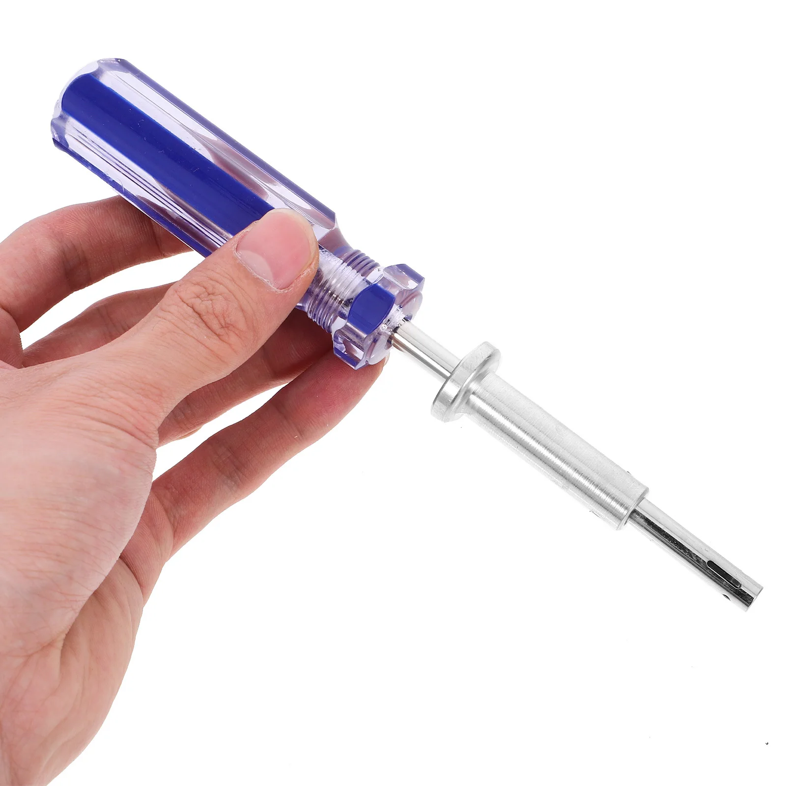 

2pcs 7 Inch Silver Blue Metal Plastic Catv Locking Terminator Durable Cable Lock For -59 -59Lr Gtt Sv-Lt Sv- Tr 75