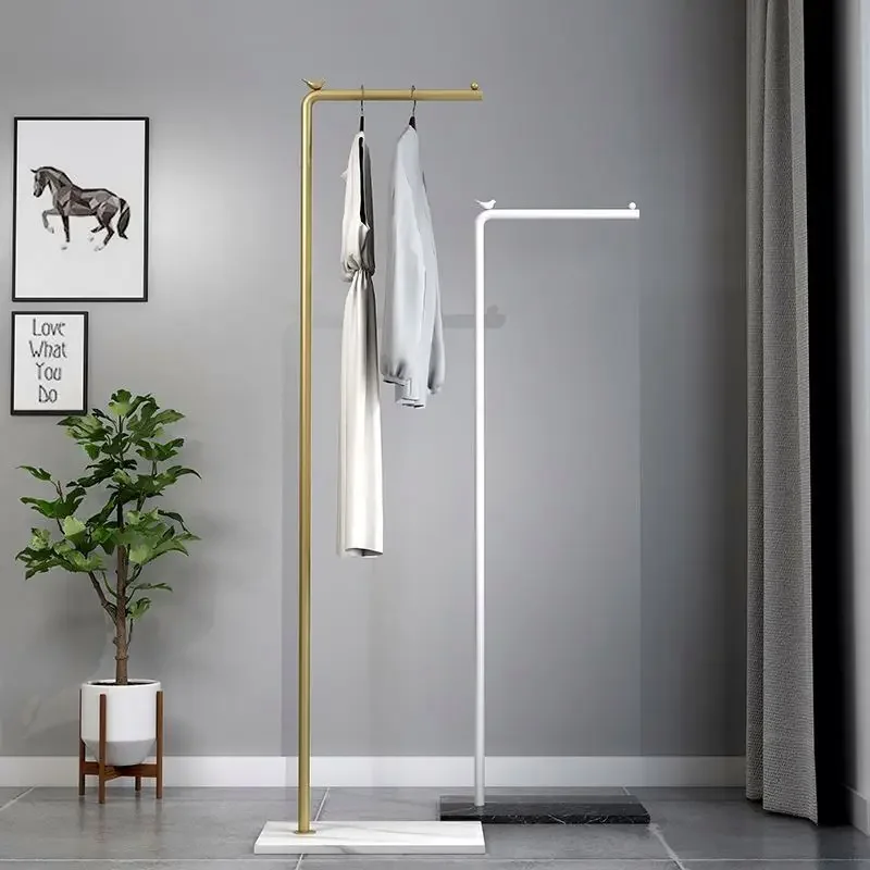 

#New Arrival Household Metal Iron Coat Rack Hanger With Marble Base