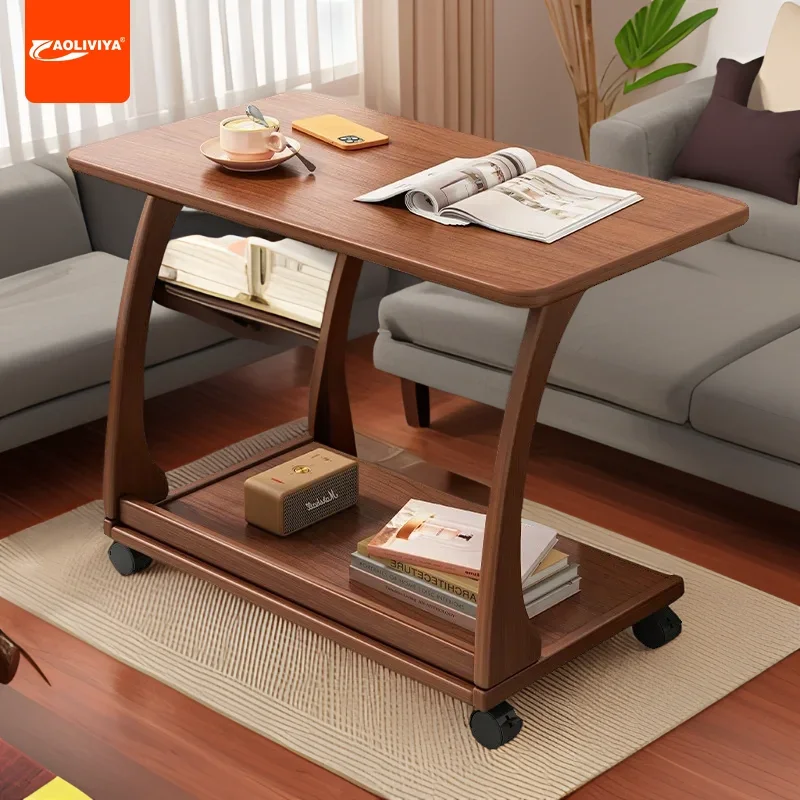 

Aoliviya Sofa Side Table Side Cabinet Removable Small Coffee Table Solid Wood Corner Living Room Sofa Side