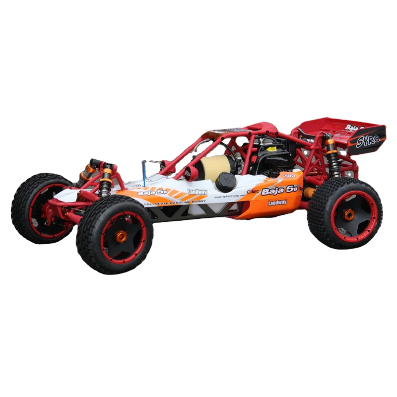 1/5 RC Saiya Baja 5B 2.4G RWD 80km/h 29cc gas Fuel RC Buggy 2 Stroke Engine RTR RC Car with Petrol