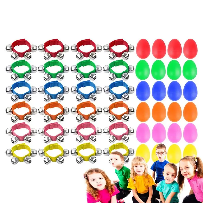 

Wrist Bells For Kids Engaging Musical Rhythm Toys Percussion Musical Bracelet Fun Musical Instrument & Percussion For Play