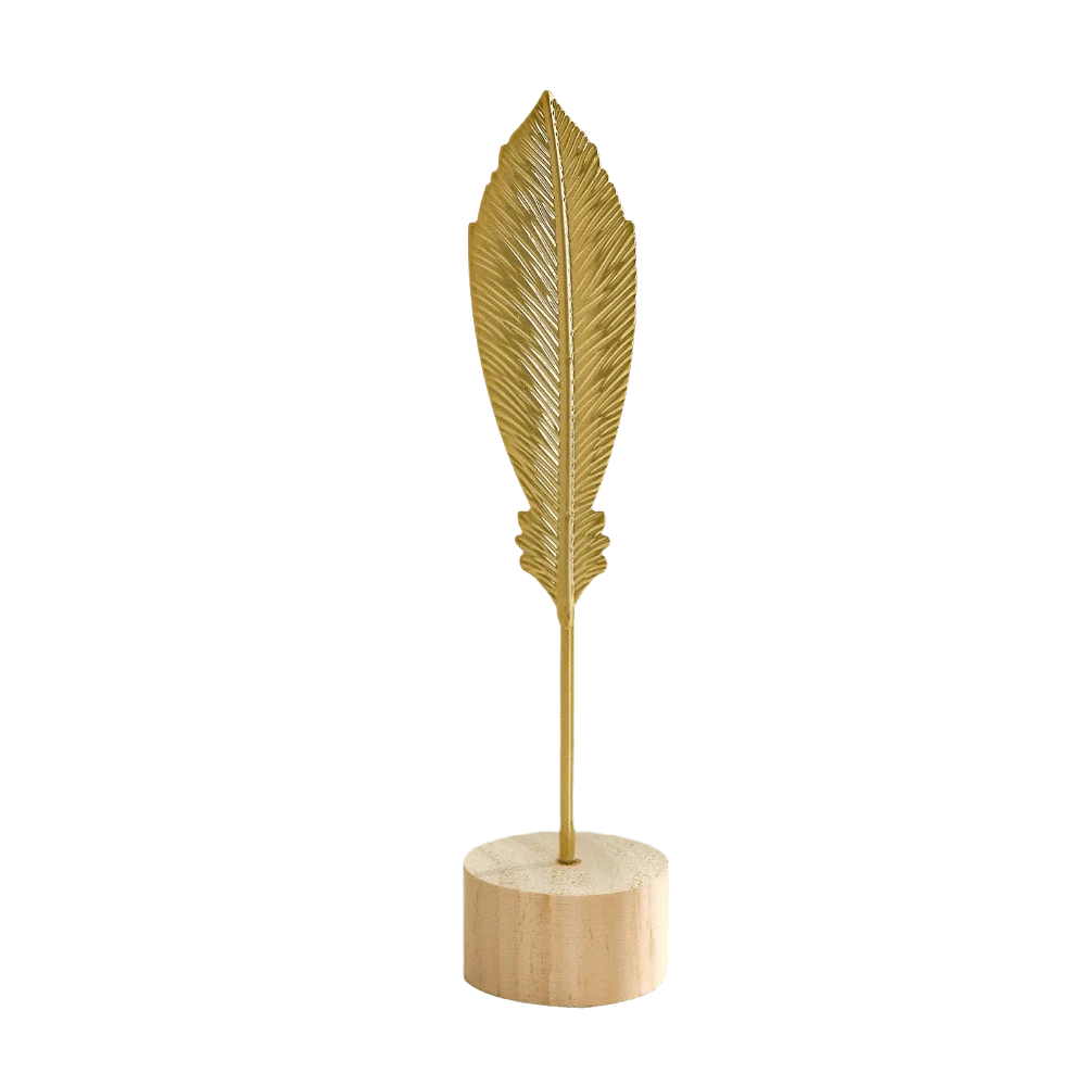 Wood Base Home Decoration Ornaments Hollow Out Sunflower Leaves Butterfly Ginkgo Leaf Ornament Flower Shape Gold Green