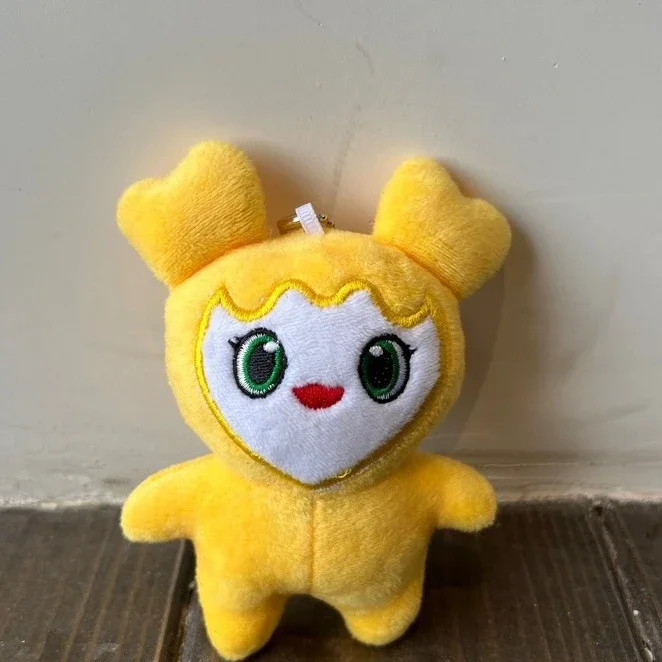 10cm lovelys dua kali mewah Korea bintang Super mainan mewah kartun hewan dua kali Momo boneka gantungan kunci liontin Keybuckle hadiah anak-anak