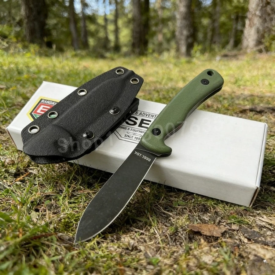 

Fixed Blade 440c Steel Blade G10 Handle Practical Cutting Knife for Outdoor Camping Hiking EDC Fishing Exploration Hiking