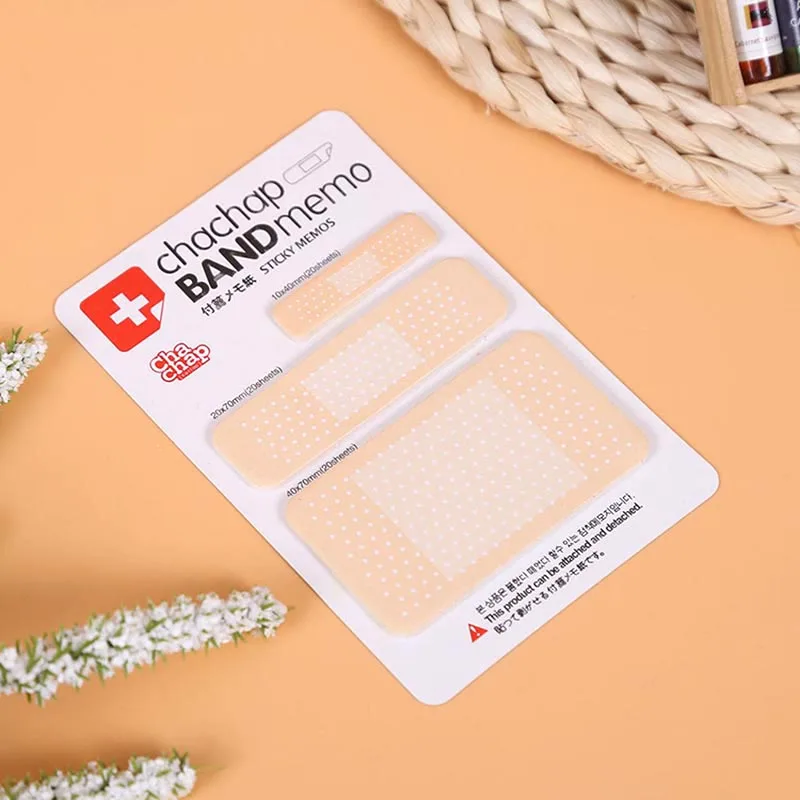 20pcs/lot Creative Band Memo Pad Sticky Notes Cute N Times Stationery Label Notepad Bookmark Post School Supply