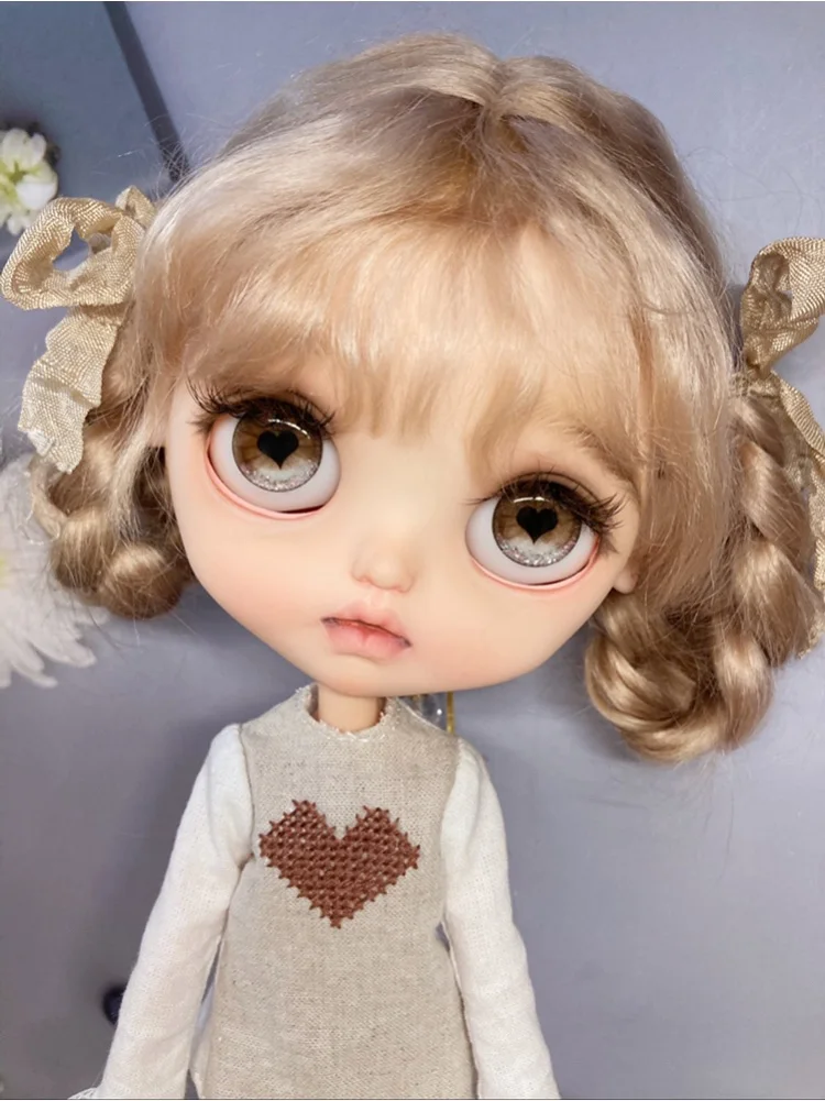 عيون للعب BJD Blyth دمية الاكسسوارات تألق قطرة الغراء الحفر لطيف العين قطعة عيون للدمى الحرف ل BJD دمى قطع