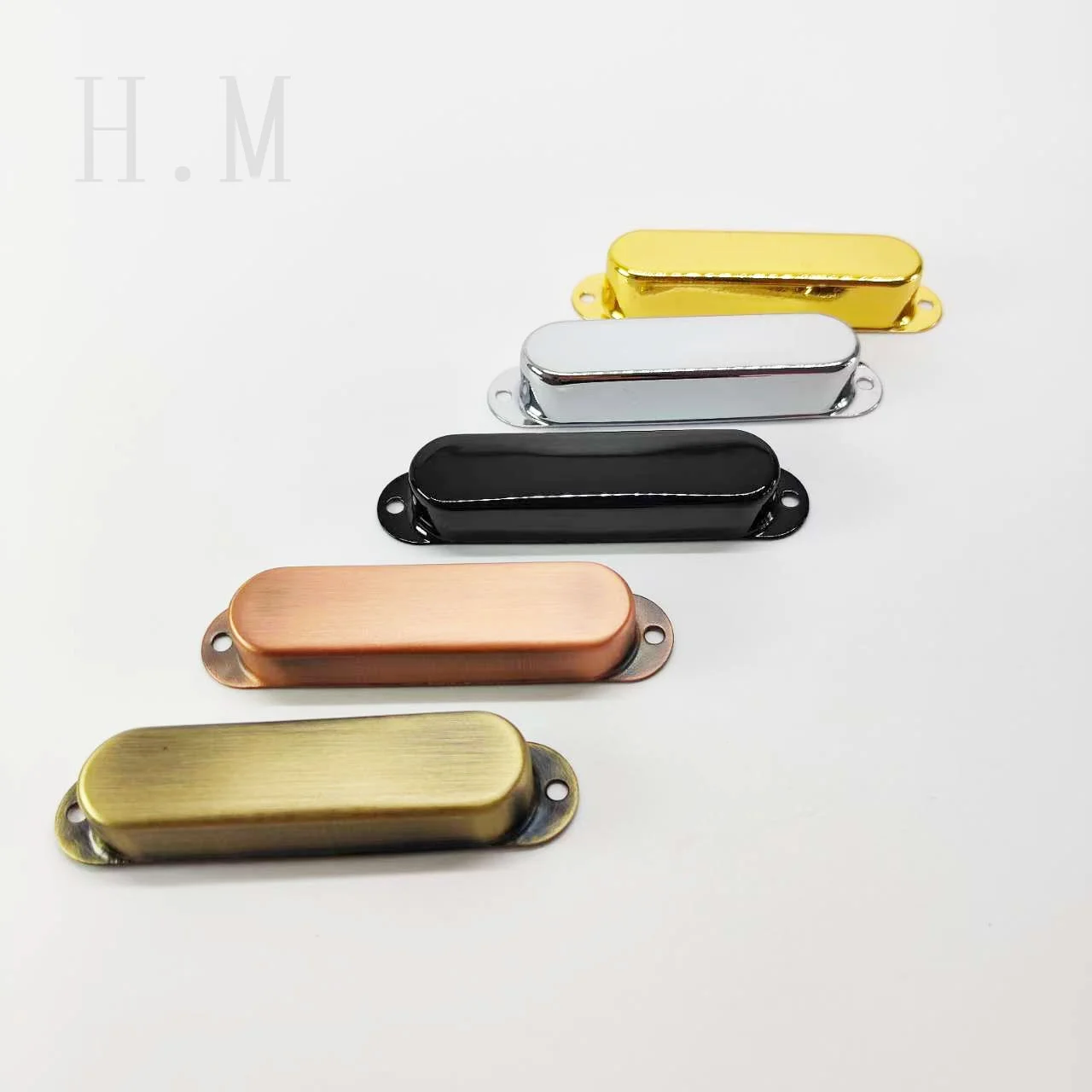 Cubierta para pastilla de bobina única cerrada para guitarra eléctrica, cubierta para pastillas de bobina única selladas de Metal ST, carcasa exterior de 5 colores