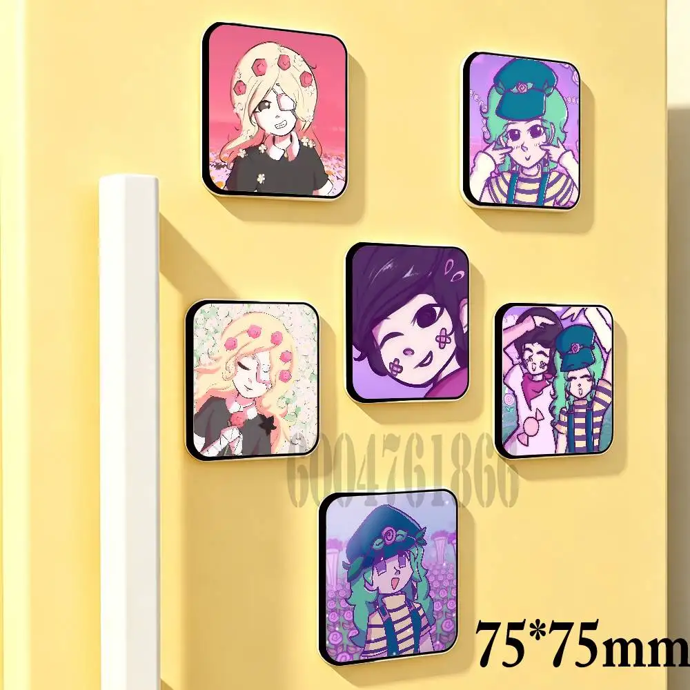 S-Sundy Stairway 75mm Square Fridge Magnet Cute Refrigerator Magnet Office Cabinet & Home Kitchen Decoration Gift