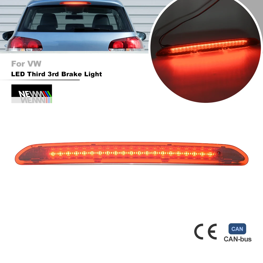 

Для VW Golf Sportsvan Touran Sharan Up e-Up Skoda Fabia III Citigo E-Citigo Seat Mii e-Mii Alhambra светодиодный третий стоп-сигнал