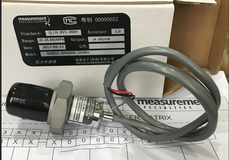 M3051-00000W-250BG MEAS Pressure Sensor Original Genuine Technical Support