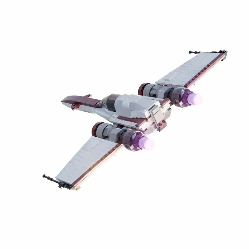 NEW 462PCS MOC Space Battle Z 95 Headhunter Build Model Collectible Display DIY Creative Building Blocks Gift Decoration Ideas view 2