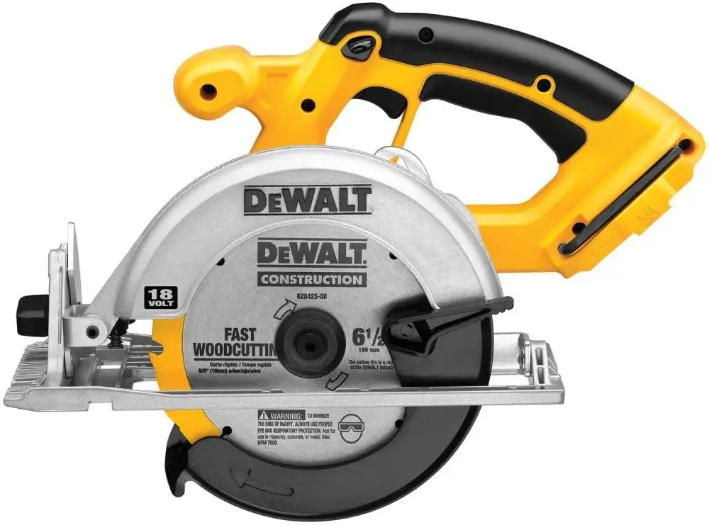 DEWALT DC390B 6-1/2-Inch 18-Volt Cordless Circular Saw (Tool Only)