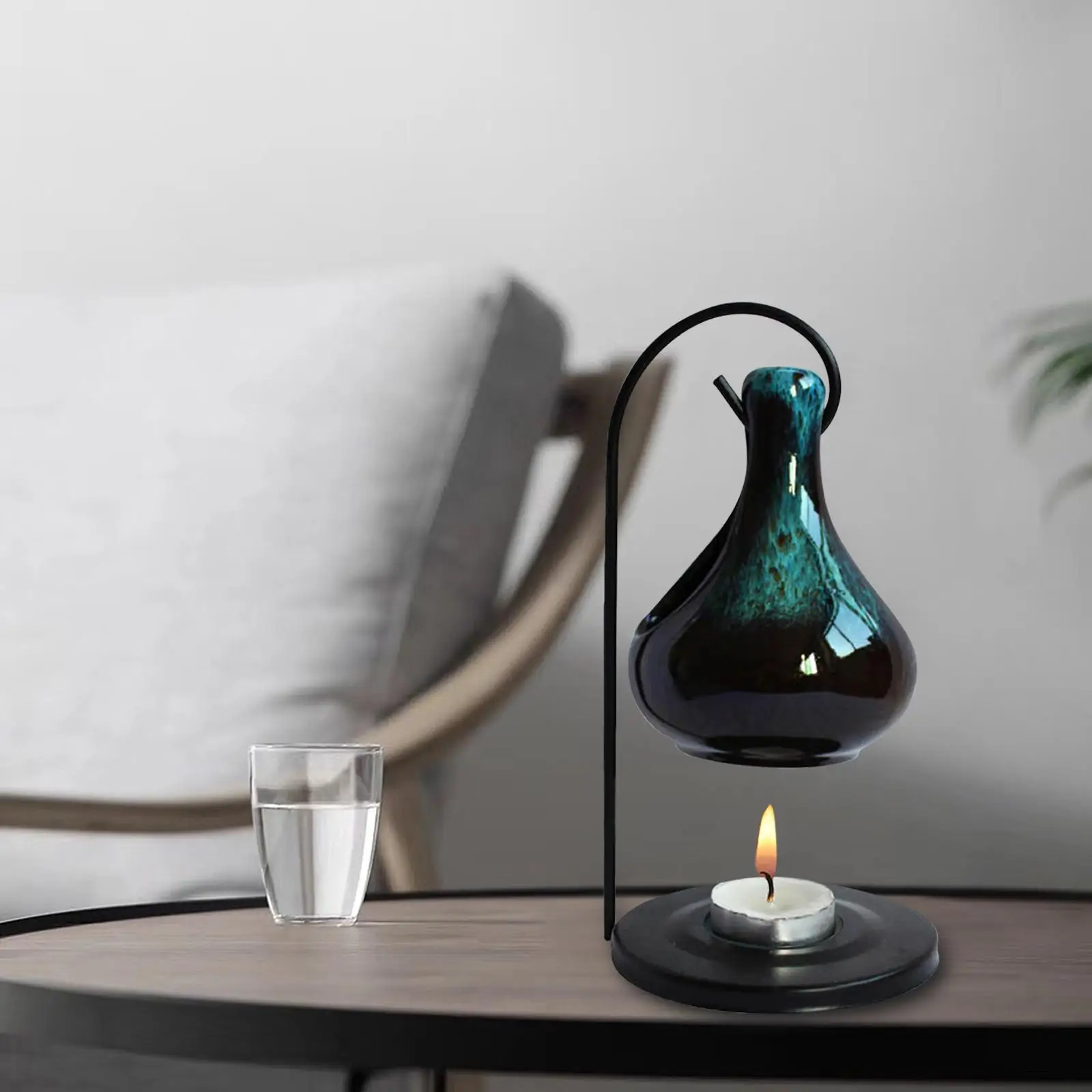 Portacandele Tealight Scaldacera per cera Decorazioni per la casa Bruciatore a olio essenziale SPA