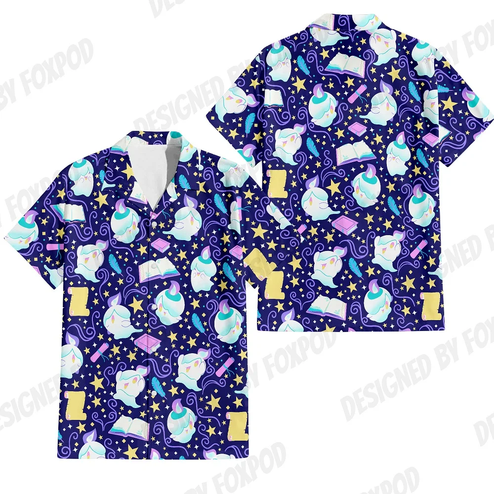 

Hawaiian Men's 3D Cartoon Animal Print T-shirt Summer Loose Beach Oversize Short-Sleeved Fun Top Unisex