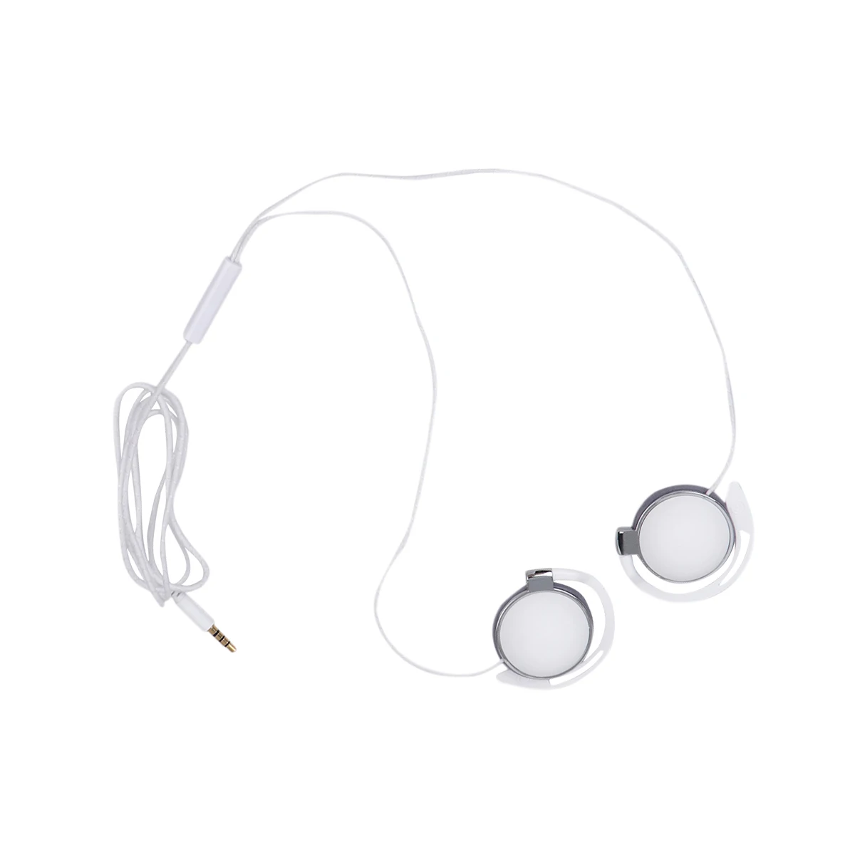 

Lightweight -Aural Sports Headset Sweatproof Rainproof Noise Reduction All-Day Comfort For Running Gym Outdoor White