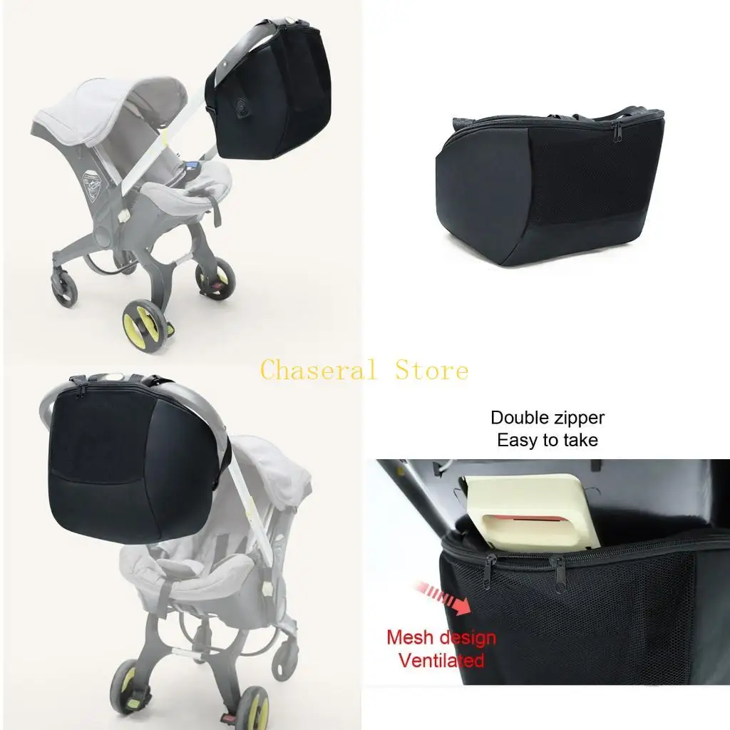 

E7CE Stroller Bag Car Hanging Bag Baby Bottle Diaper Pant Essentials Storage Holder